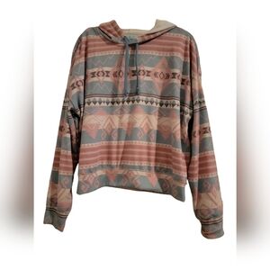 Aztec Patterned Women's Hoodie